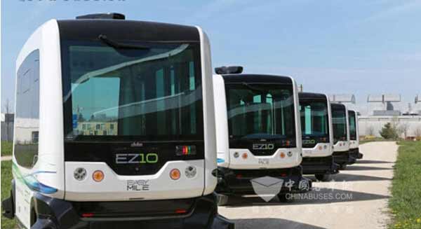 法國無人駕駛公交車EZ10正式投入運營