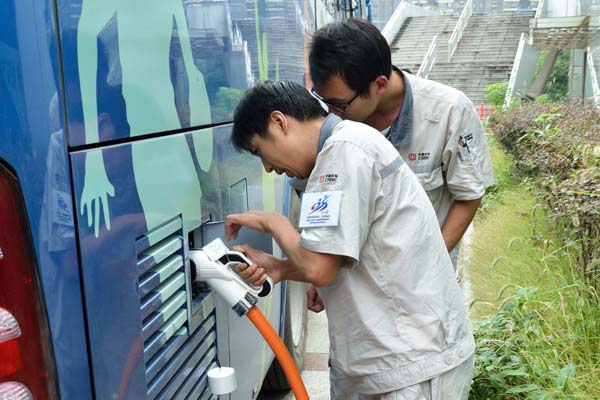 中車時代電動榮獲2015男籃亞錦賽最佳服務保障單位