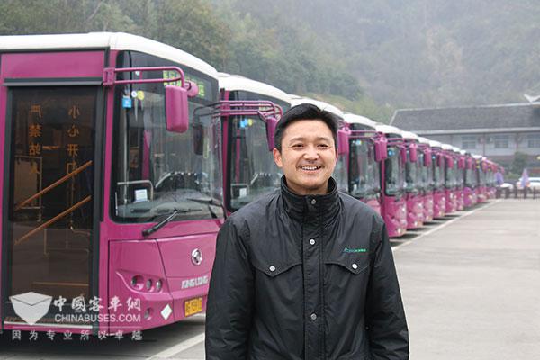 張家界環保客運公司副總、技術責任龔經理