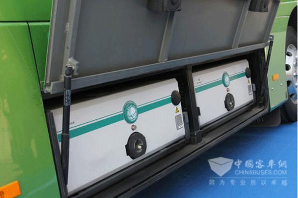 宇通純電動(dòng)客車搭載的動(dòng)力電池組