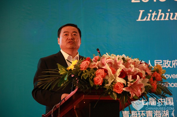 郝鵬：青海力爭2020年建成千億元鋰產(chǎn)業(yè)基地