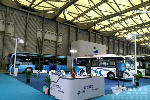BUS EXPO 2017上?？蛙囌箌申沃客車展臺