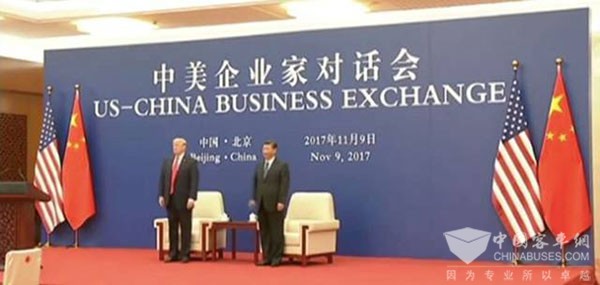 【中美兩國元首共同見證兩國企業簽約】