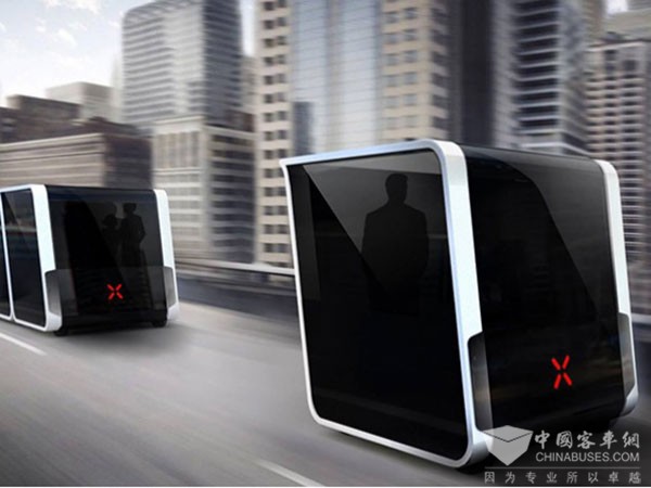 【福田汽車與迪捷集團未來將合作開發的自動駕駛2米智能電動公交】