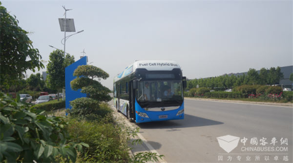 助力打造綠色冬奧,25輛宇通燃料電池客車將交付張家口