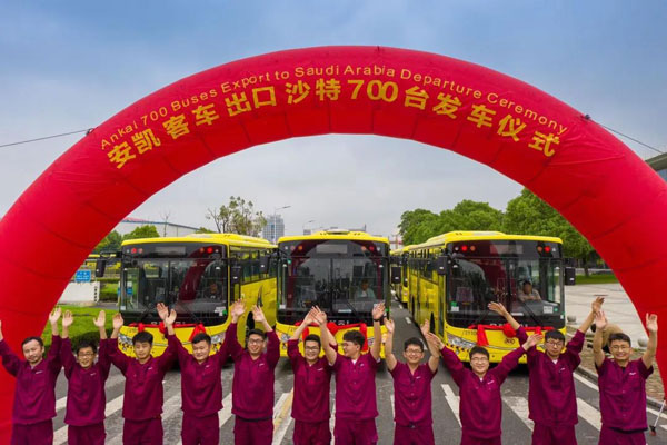 700輛！安凱客車再出海沙特 彰顯“中國制造”力量！