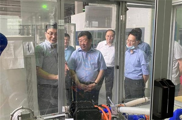 譚旭光在江蘇昆山調研氫燃料電池研發示范應用情況