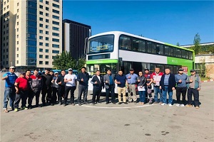 開沃G12亮相烏蘭巴托！中國雙層電動大巴首次駛入蒙古