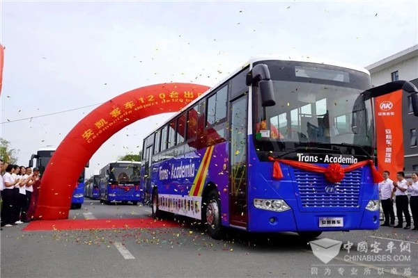 120臺安凱客車遠航剛果金 達成中國客車出口該國最大單！