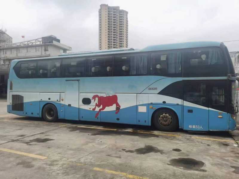國四53座四輪碟剎帶衛生間大金龍6125氣囊車