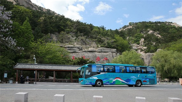  63臺蘇州金龍海格客車青島嶗山景區投運