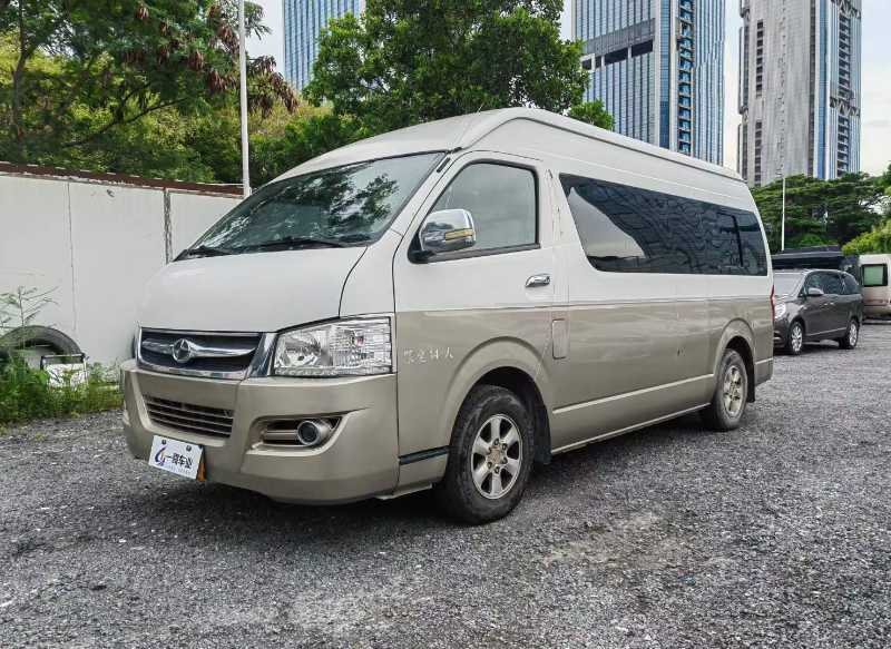 深圳牌中型非營運汽油14座九龍6540商務車 