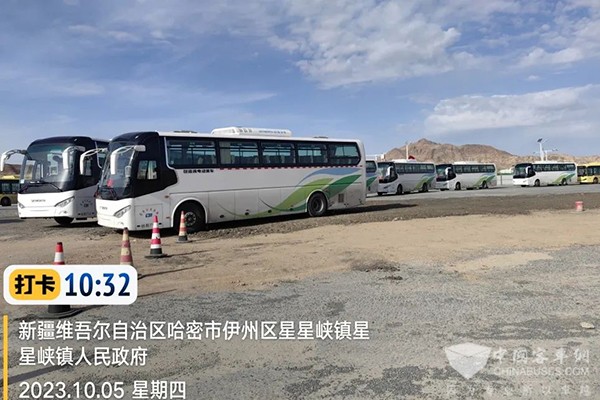 開沃集團(tuán) 純電動(dòng)公交 遠(yuǎn)赴新疆 自駕交付