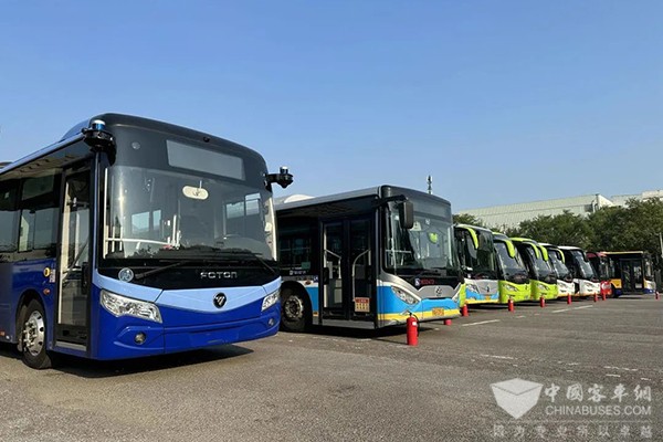 北京公交集團(tuán) 福田歐輝 輕舟智航 大型普通客車 自動駕駛 路測牌照