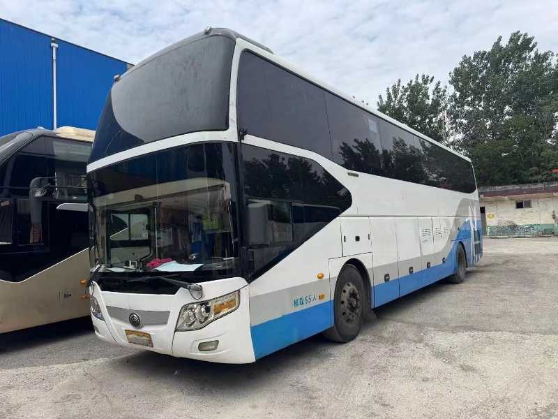 2015年上牌55座一層半國四天然氣LNG鍋爐暖氣宇通6127營運(yùn)車