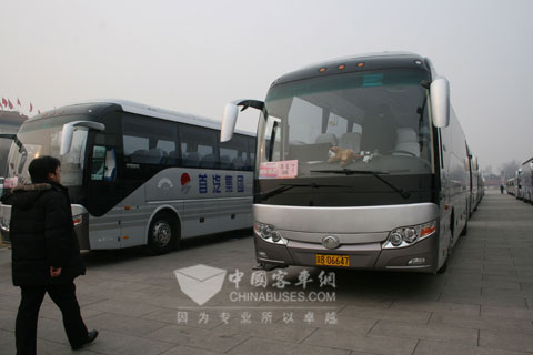 首汽的宇通兩會服務用車
