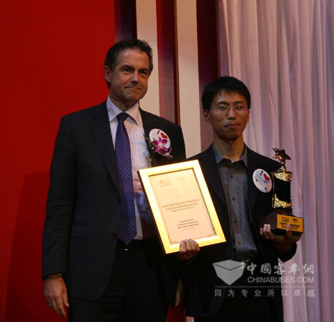 中通客車LCK6899H榮獲世界客車聯盟年度最佳中型客車獎