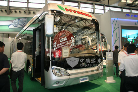 宇通ZK6180MGQA9獲得2010年度最佳BRT巴士獎 