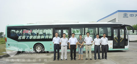 中科院專家調研中大新能源客車