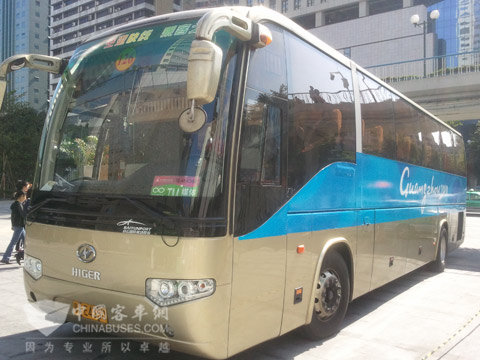 服務媒體的海格智慧客車
