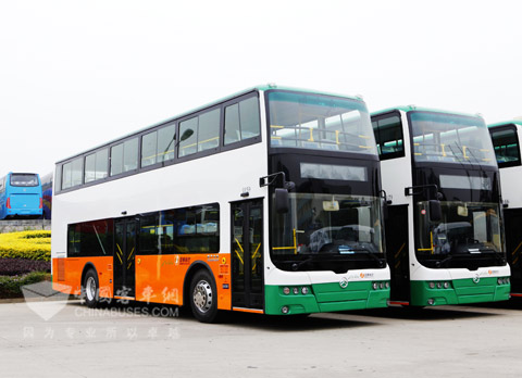 20輛金旅雙層公交車將進駐春城昆明
