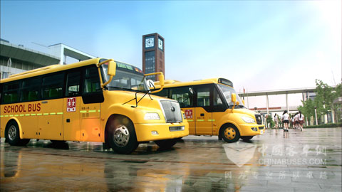 宇通專業(yè)校車保障學(xué)生出行安全