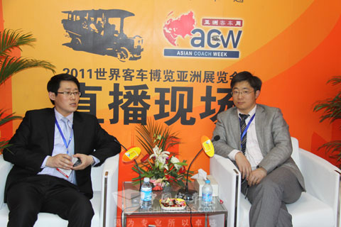 中大汽車銷售公司總經(jīng)理紀(jì)立俊做客客車網(wǎng)直播間