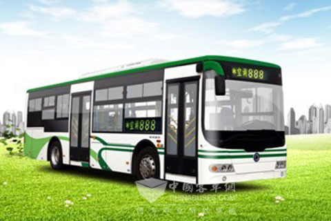 申龍純電動公交車