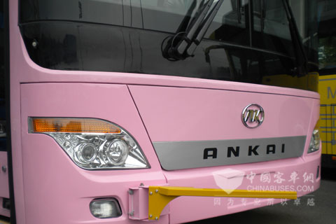 安凱校車安全提示桿