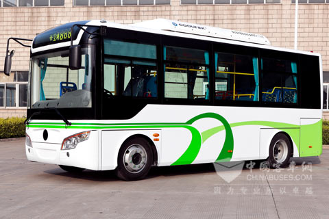 國內(nèi)首款7米純電動(dòng)客車YS6700GBEV