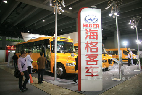 2012廣州商用車展海格客車展臺