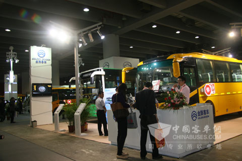2012廣州商用車展金旅客車展臺