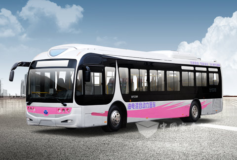 揚子江WG6120PHEVAA型混合動力客車外觀