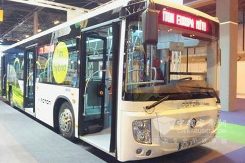 福田歐輝BJ6123混合動力城市客車