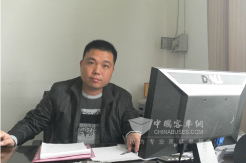 湖南省湘潭市公交公司技術部部長張勝槐