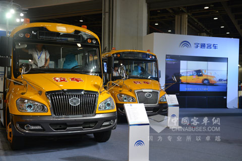 宇通校車銷量破萬 率先發布國四二代新國標校車