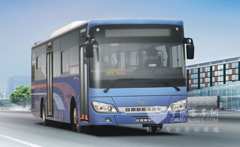 安凱HFF6124G03SHEV增程式電動公交車