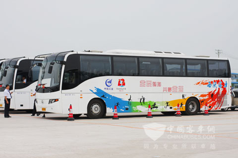 虎躍攜手西沃客車圓滿服務十二屆全運會