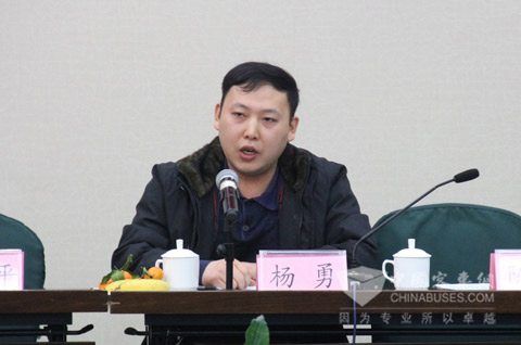 廣西玉柴機器股份有限公司部長助理楊勇