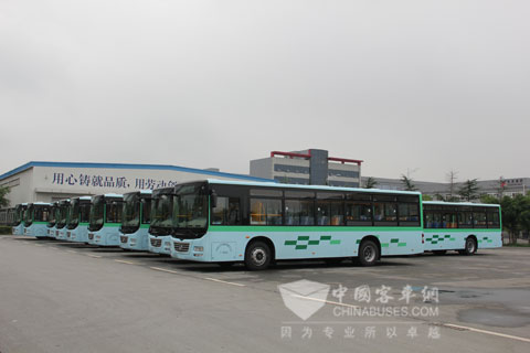 恒通燃氣客車再獲寶雞公交青睞