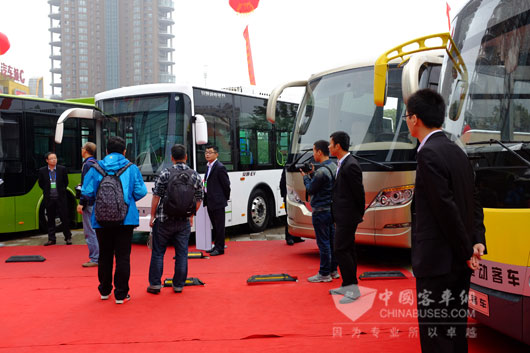安凱客車亮相安徽新能源汽車發(fā)展國際論壇現(xiàn)場