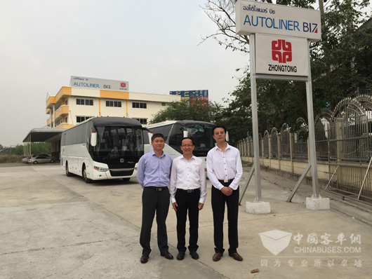 中通客車成功贏得泰國豪華旅游車項目