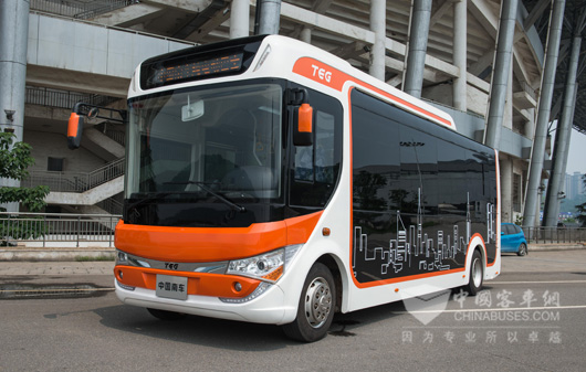 時代電動8米純電動客車