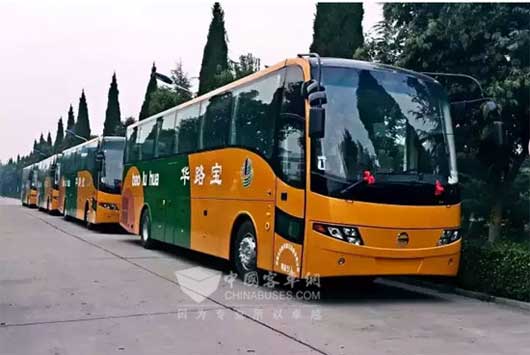 西沃客車批量交付深圳寶路華運輸集團