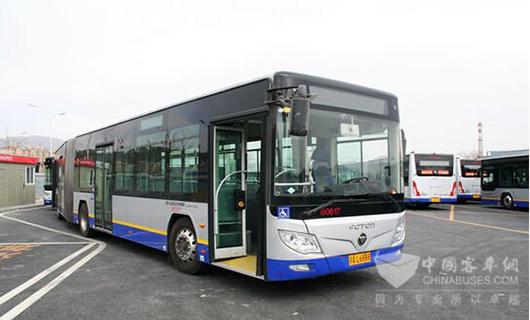 北京公交集團的天然氣公交車