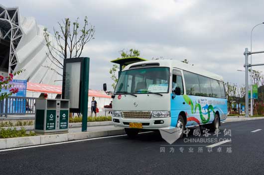 金旅免費純電動循環班車19日開始運行