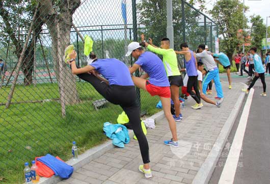 運動員們積極備戰勇奪金牌