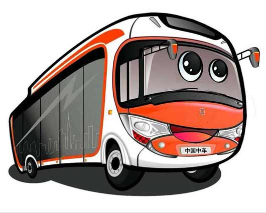 中車時(shí)代電動(dòng)8米純電動(dòng)客車-卡通造型