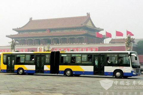 北京公交車舊貌換新顏