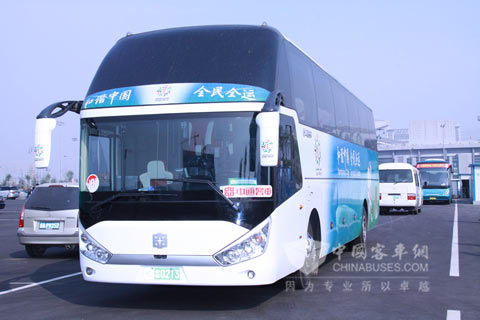 服務濟南全運會的中通客車